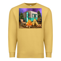 Antique Gold camping Premium Sweatshirt - RanaPortraitStore