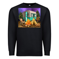 Black camping Premium Sweatshirt - RanaPortraitStore