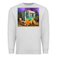 Dove Grey camping Premium Sweatshirt - RanaPortraitStore