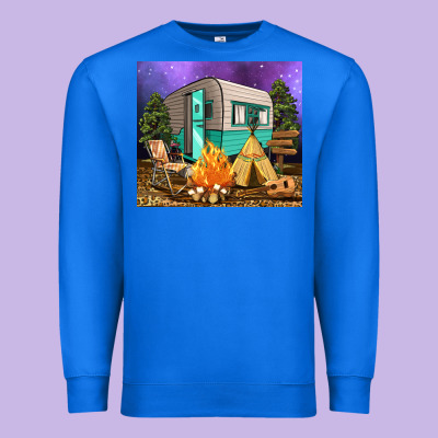 Premium Sweatshirt camping
