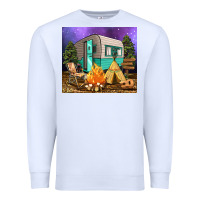 White camping Premium Sweatshirt - RanaPortraitStore