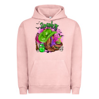 Pigment Salmon spooky cowgirl  halloween Urban Hoodie - AdoDesignShop