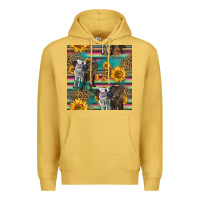 Two Cute Heifers Seamless Pattern Premium Hoodie | Teevron
