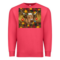 Cardinal Christmas cow Premium Sweatshirt - RanaPortraitStore