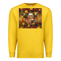 Lemon Christmas cow Premium Sweatshirt - RanaPortraitStore