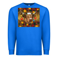 True Royal Christmas cow Premium Sweatshirt - RanaPortraitStore