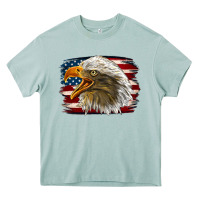 Arona Western American Flag Eagle Heavy Core Tee - LillyAllenDesigns