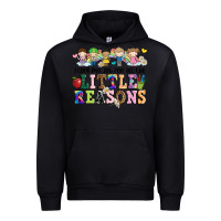 Black i love my job for all the little reasons Urban Hoodie - JahusDesignShop