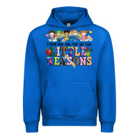 Cobalt i love my job for all the little reasons Urban Hoodie - JahusDesignShop
