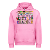 Fuchsia Pink i love my job for all the little reasons Urban Hoodie - JahusDesignShop