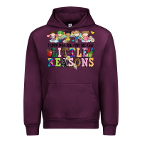 Mauve Wine i love my job for all the little reasons Urban Hoodie - JahusDesignShop