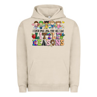 Pigment French Oak i love my job for all the little reasons Urban Hoodie - JahusDesignShop