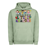 Pigment Oil Green i love my job for all the little reasons Urban Hoodie - JahusDesignShop