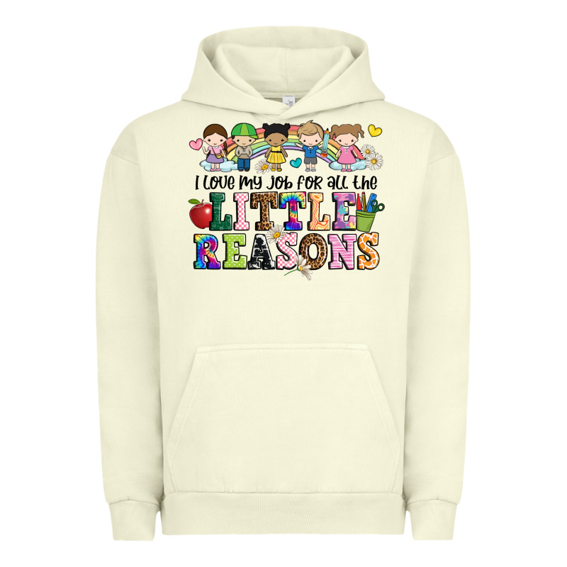 I Love My Job For All The Little Reasons Urban Hoodie by JahusDesignShop | Teevron