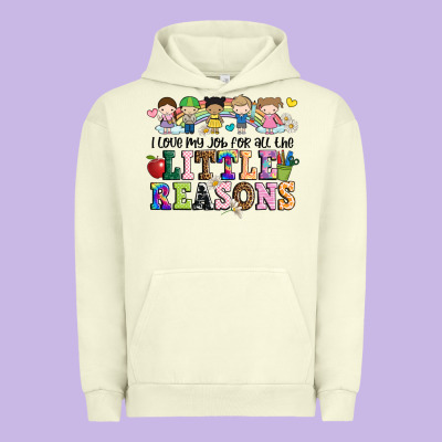 I Love My Job For All The Little Reasons Urban Hoodie Designed By Jahusdesignshop