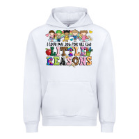 White i love my job for all the little reasons Urban Hoodie - JahusDesignShop
