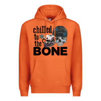 Carrot Chilled to the bone skull winter Premium Hoodie - FaDigitalArtStudio
