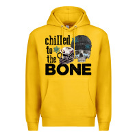 Lemon Chilled to the bone skull winter Premium Hoodie - FaDigitalArtStudio