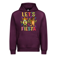 Mauve Wine let's fiesta taco Urban Hoodie - JahusDesignShop