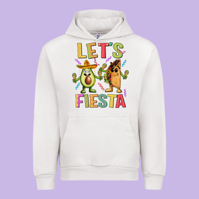 Let's Fiesta Taco Urban Hoodie Designed By Jahusdesignshop