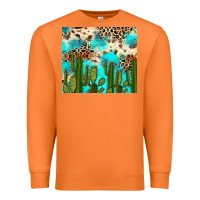 Carrot cactus turquoise leopard cowhide tumbler rana Premium Sweatshirt - RanaPortraitStore
