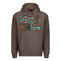 Coffee dog nana Premium Hoodie - RacoonDesign