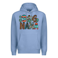 Colony Blue dog nana Premium Hoodie - RacoonDesign