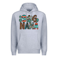 Heather Grey dog nana Premium Hoodie - RacoonDesign
