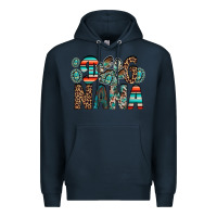 Navy dog nana Premium Hoodie - RacoonDesign