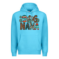 Ocean Blue dog nana Premium Hoodie - RacoonDesign