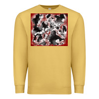 Antique Gold cowhide glitter tooled leather Premium Sweatshirt - RanaPortraitStore