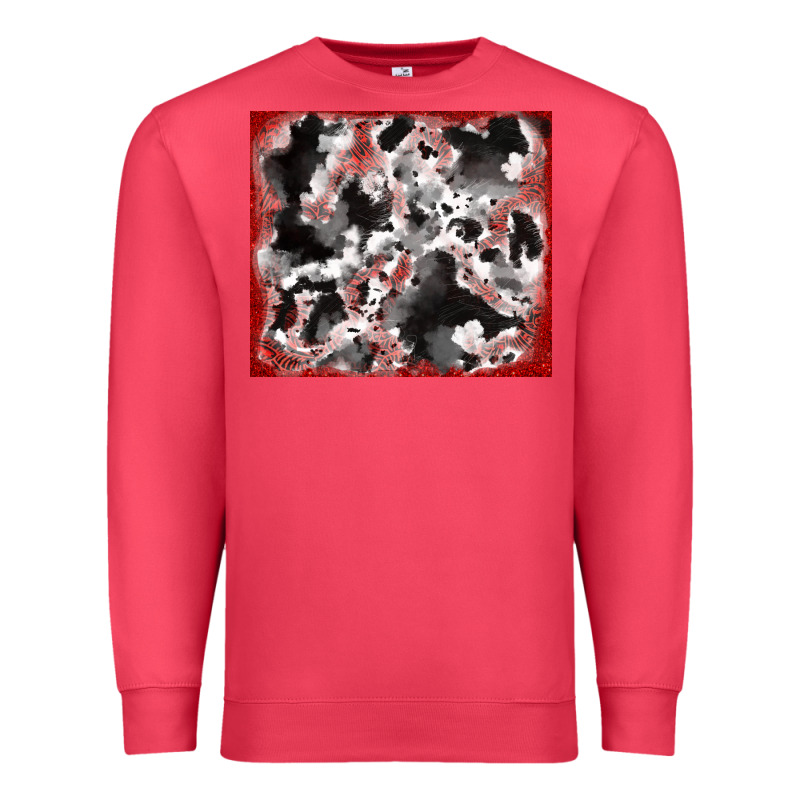 Cowhide Glitter Tooled Leather Premium Sweatshirt by RanaPortraitStore | Teevron