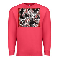 Cardinal cowhide glitter tooled leather Premium Sweatshirt - RanaPortraitStore