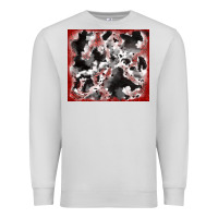 Dove Grey cowhide glitter tooled leather Premium Sweatshirt - RanaPortraitStore