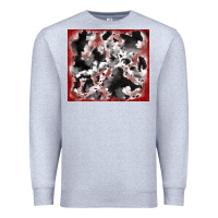 Heather Grey cowhide glitter tooled leather Premium Sweatshirt - RanaPortraitStore