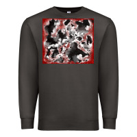 Smoke cowhide glitter tooled leather Premium Sweatshirt - RanaPortraitStore