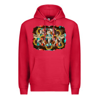 Cardinal girl mama Premium Hoodie - RacoonDesign