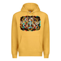 Mustard girl mama Premium Hoodie - RacoonDesign