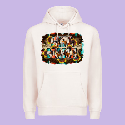 Girl Mama Premium Hoodie Designed By Racoondesign