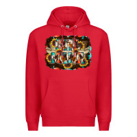Red girl mama Premium Hoodie - RacoonDesign