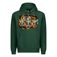 Sports Green girl mama Premium Hoodie - RacoonDesign