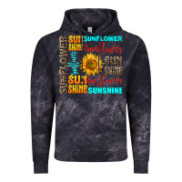 Cloud Black sunflower sunshine Vintage Hoodie - AdoDesignShop