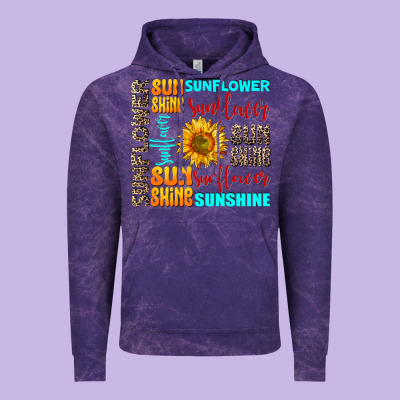 Sunflower Sunshine Vintage Hoodie Designed By Adodesignshop