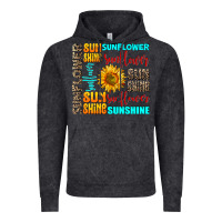 Vintage Black sunflower sunshine Vintage Hoodie - AdoDesignShop