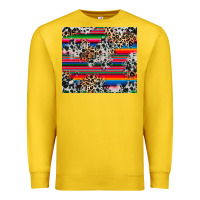 Lemon cowhide leopard serape Premium Sweatshirt - RanaPortraitStore