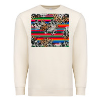 Sandshell cowhide leopard serape Premium Sweatshirt - RanaPortraitStore