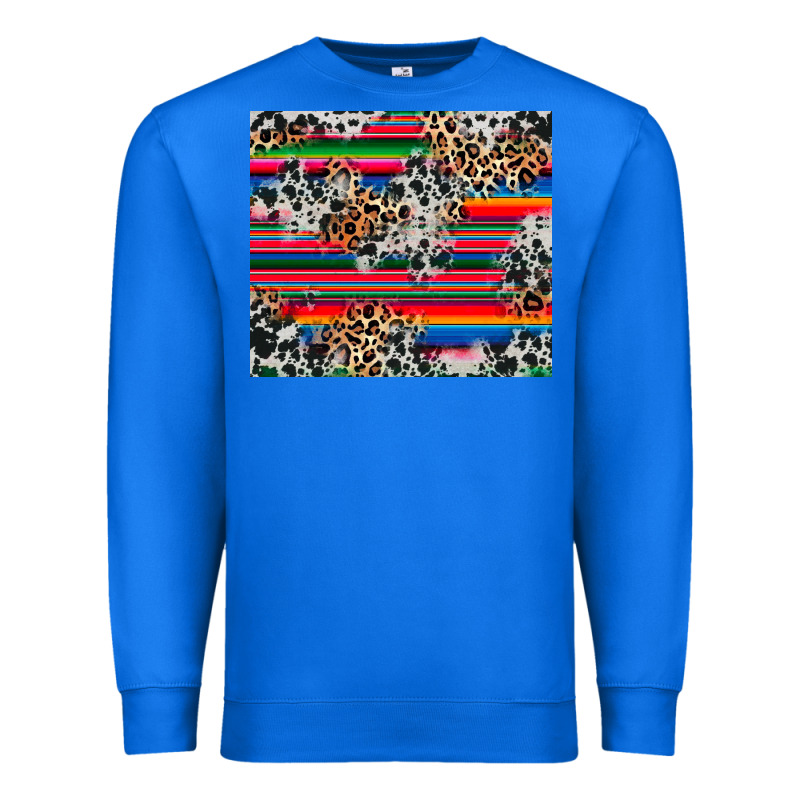 Cowhide Leopard Serape Premium Sweatshirt by RanaPortraitStore | Teevron