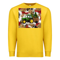 Lemon christmas farm tractor Premium Sweatshirt - RanaPortraitStore