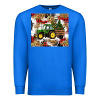 True Royal christmas farm tractor Premium Sweatshirt - RanaPortraitStore