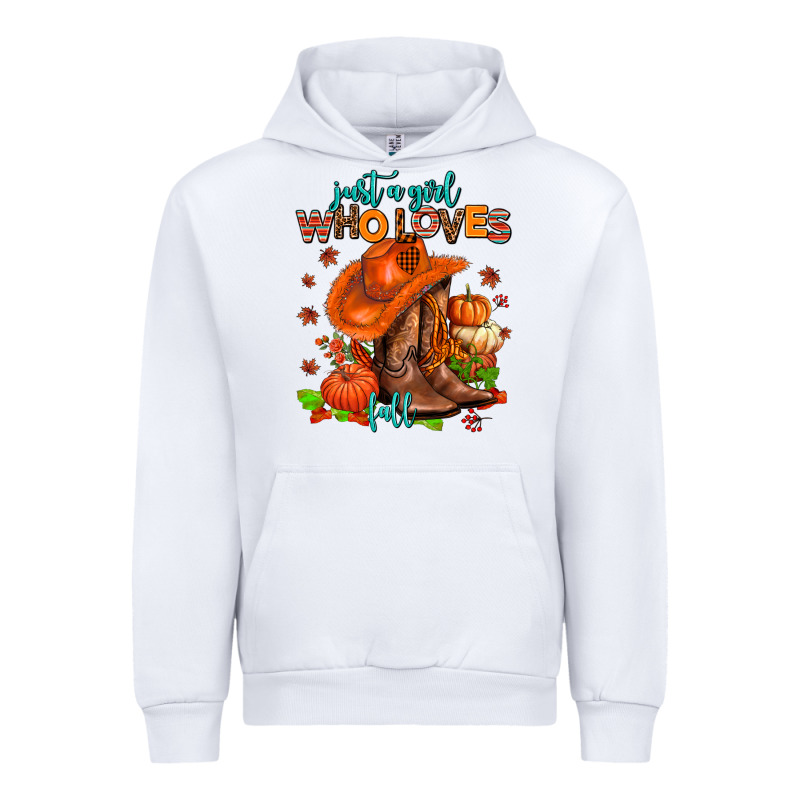 Jusr A Girl Who Loves Fall  Cowgirl Urban Hoodie by AdoDesignShop | Teevron